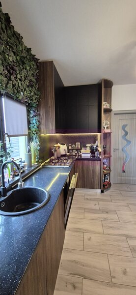 Sabareni, casa parter 134 mp, curte 505, finisata, mobilata si utilata